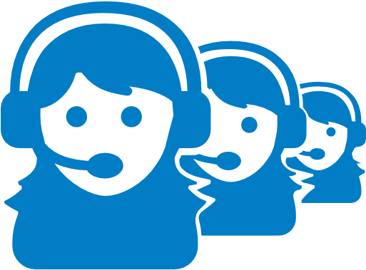 Call Center Female Workers - Virtual Assistant Icon (512x512)