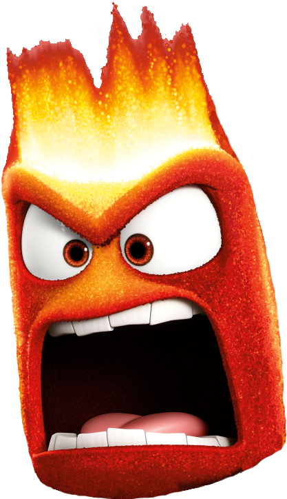 Además Puedes Imprimir La Imagen De Ira Y - Inside Out Anger (684x744)