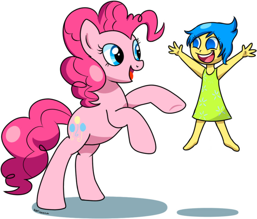 Pinkie Pie And Joy By Zoruanna68 - Pinkie Pie And Joy (937x852)