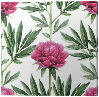 Watercolor Peony Flowers Illustration - Watercolor Painting (400x400)