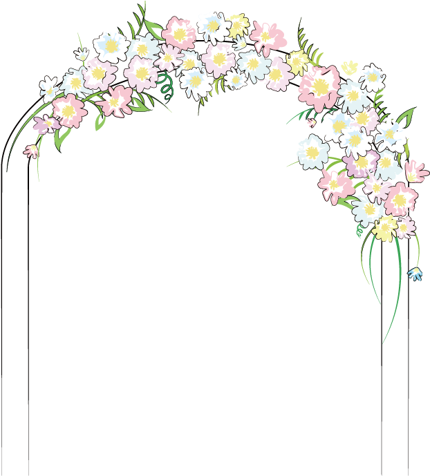 Wedding Clip Art - Wedding Arch Cartoon (700x723)