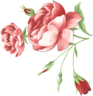 Tubes Victoriens / Fleurs - Розовые Розы Клипарт (410x417)