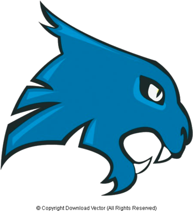Baker College Prep Logo - Vector Image Bobcats (720x720)
