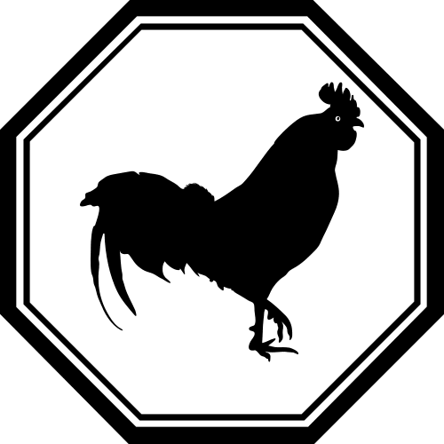 La Personnalité Du Signe Astrologique Du Coq Ou Du - Chinese Zodiac Rooster Png (500x500)