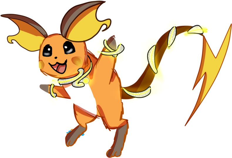 Pokemon Oc Collab With Thunder Struck By Mlploverdash - Cartoon (1024x721)