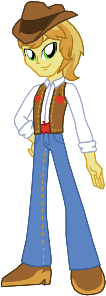 Braeburn Eg By Ferrokiva - My Little Pony Braeburn Human (774x1032)