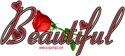 Beautiful Animated Rose Hearts Beautiful Hello Bea - Rose (511x250)