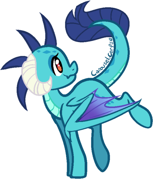 Pony Ember By Yupinapegasus - Mlp Ember And Spike Base (600x605)