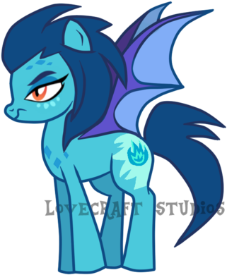 Princess Ember As A Pony By Mlp-lovecraftstudios - My Little Pony: Friendship Is Magic (400x468)