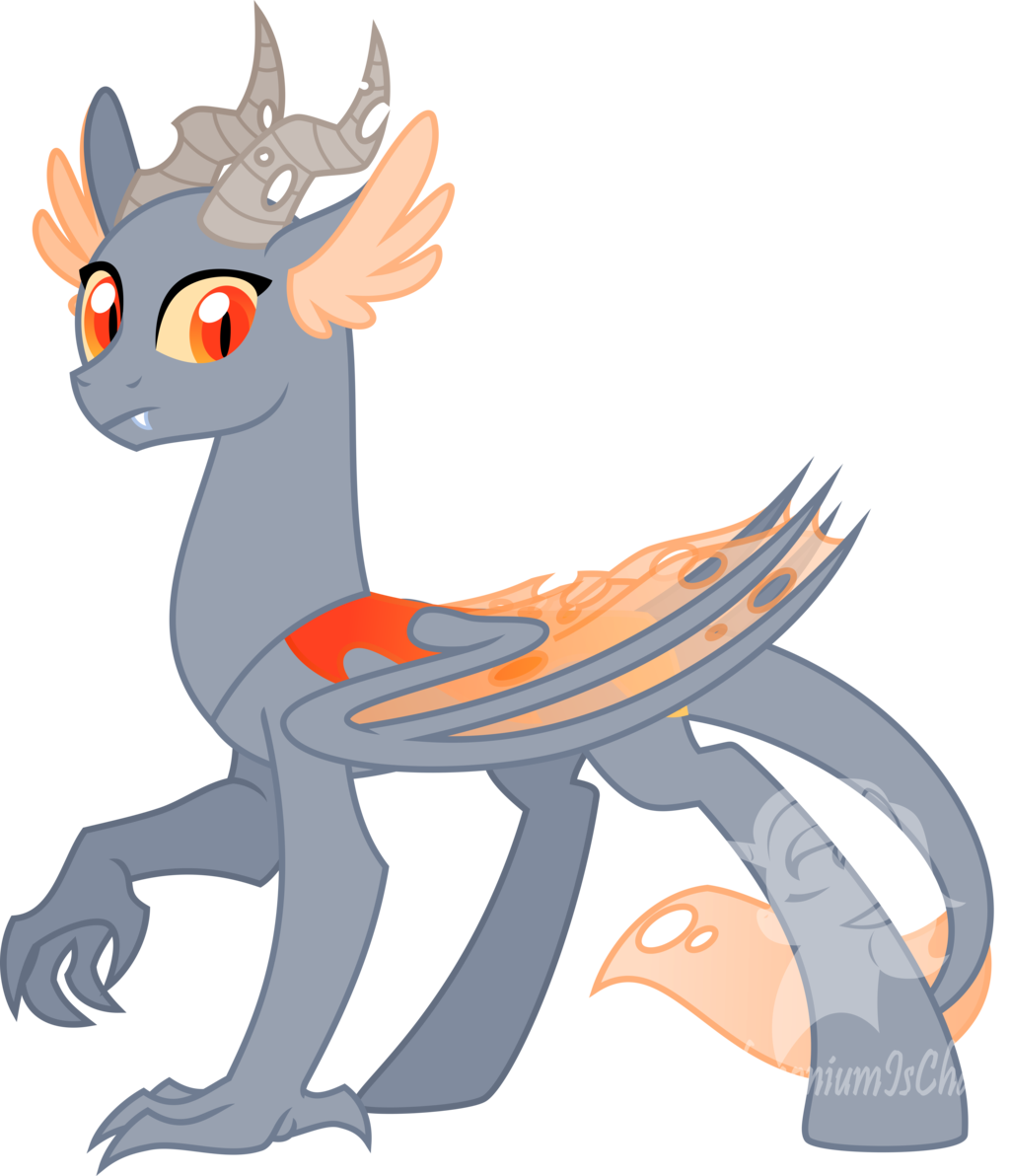 Theartsyemporium Commission - Mlp Ember X Thorax (1024x1192)