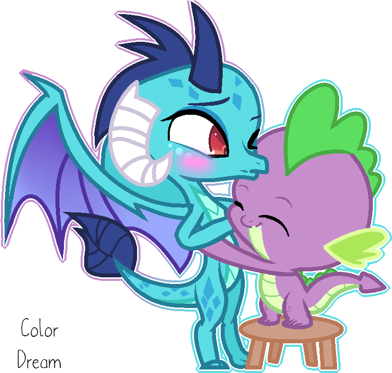 Ember And Spike-perfect Hurg By Kingripple - Cartoon (794x742)