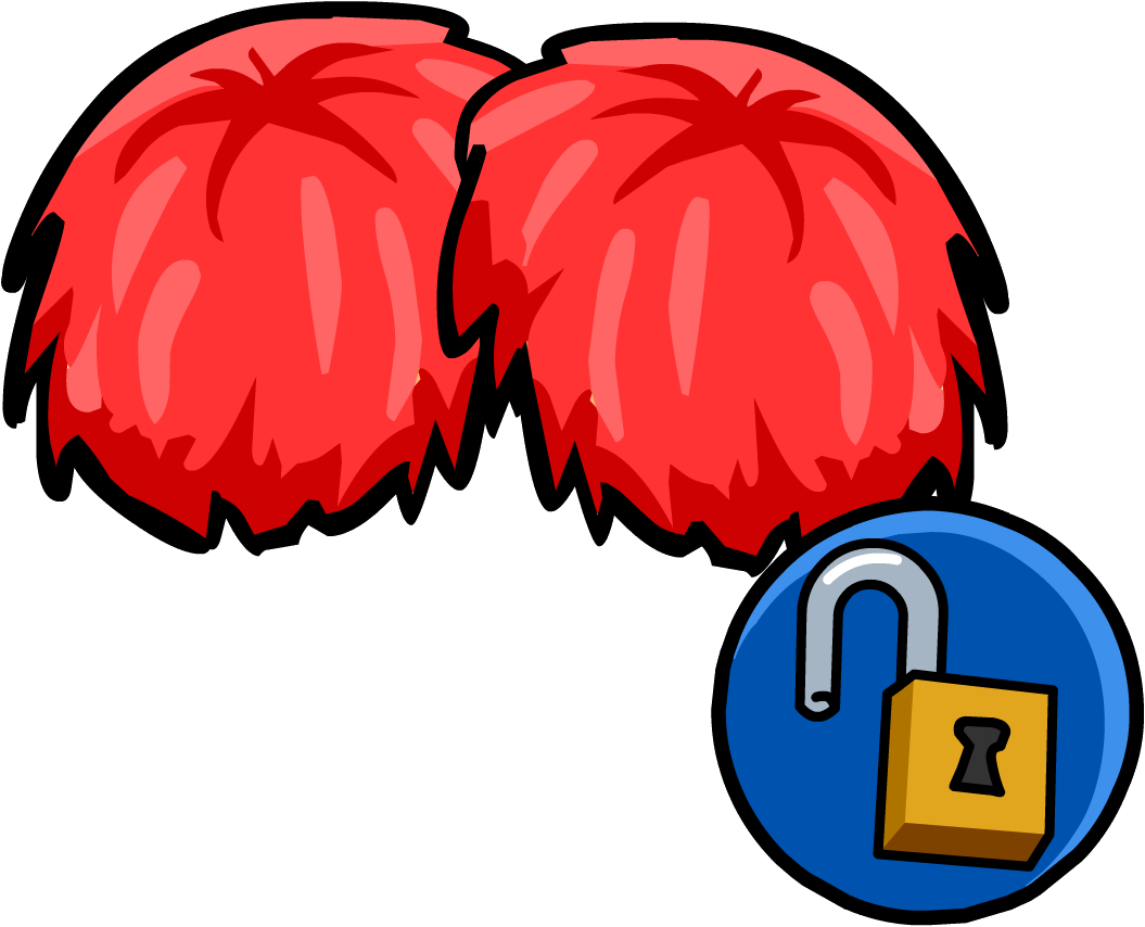Red Pompom - Pom Pom Clip Art (1055x854)