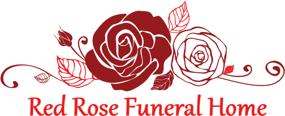 Red Rose Funeral Homelogo - Logo Rose (607x284)