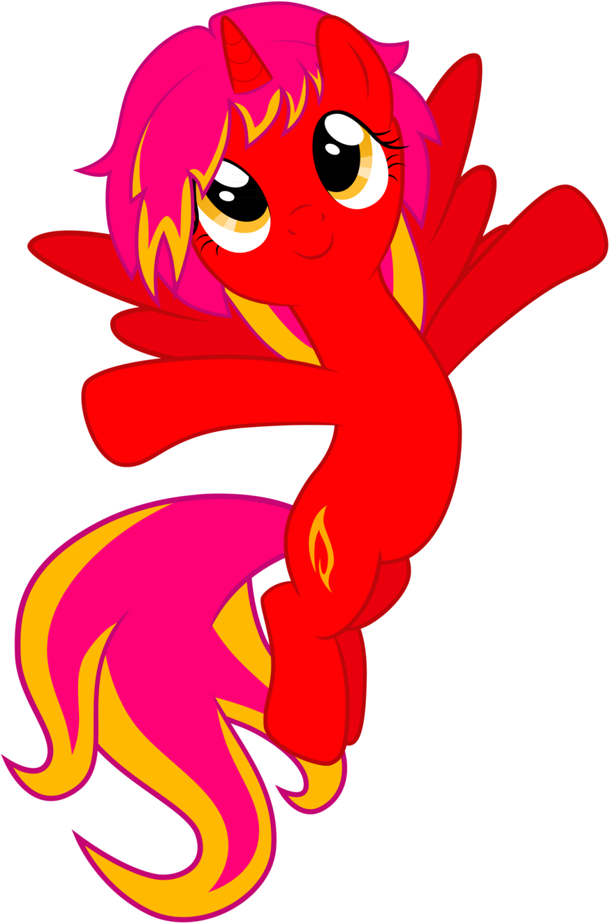 Mlp Story - - - Nyan Cat - Xanje - Pony Bright Ember (900x1345)