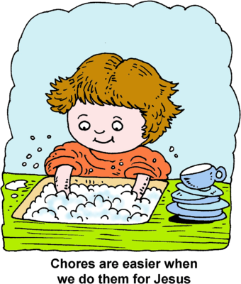Washing Dishes Clipart - Washing Dishes Clip Art (340x400)