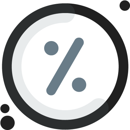 Percent Percent - Porcentaje Icon (425x425)