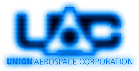 Here's The Thing, Main Uac Hangar Is A Recreation Of - Transparent Doom Uac Logo (512x256)