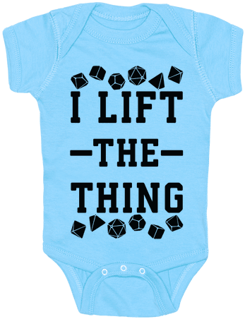 I Lift The Thing Baby Onesy - Jesus Hates The Yankees (484x484)