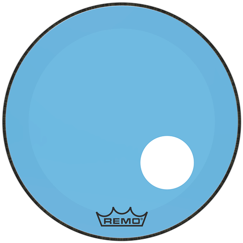Powerstroke® P3 Colortone™ Blue Bass Drumhead, 22\ - Ben And Jerry's Peanut Butter (535x535)
