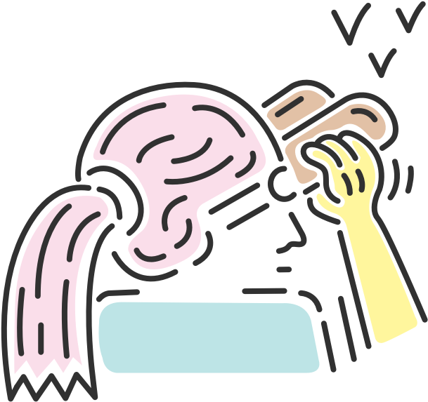 Illustration Of Fiona Staring Through Binoculars, Above - Fiona (750x577)