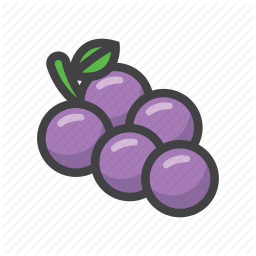 The Grapes Icon - Slot Machine Fruits (512x512)