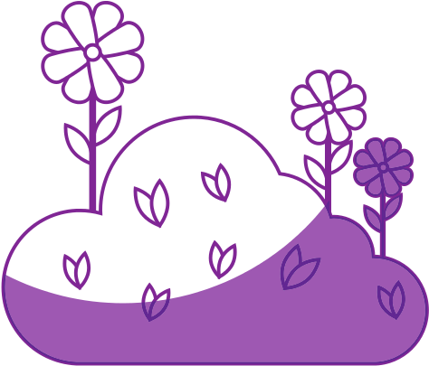 Beautiful Flowers Design Icon - Garden (550x550)