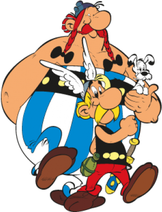 Idefix And Friends - Asterix Obelix And Dogmatix (518x518)