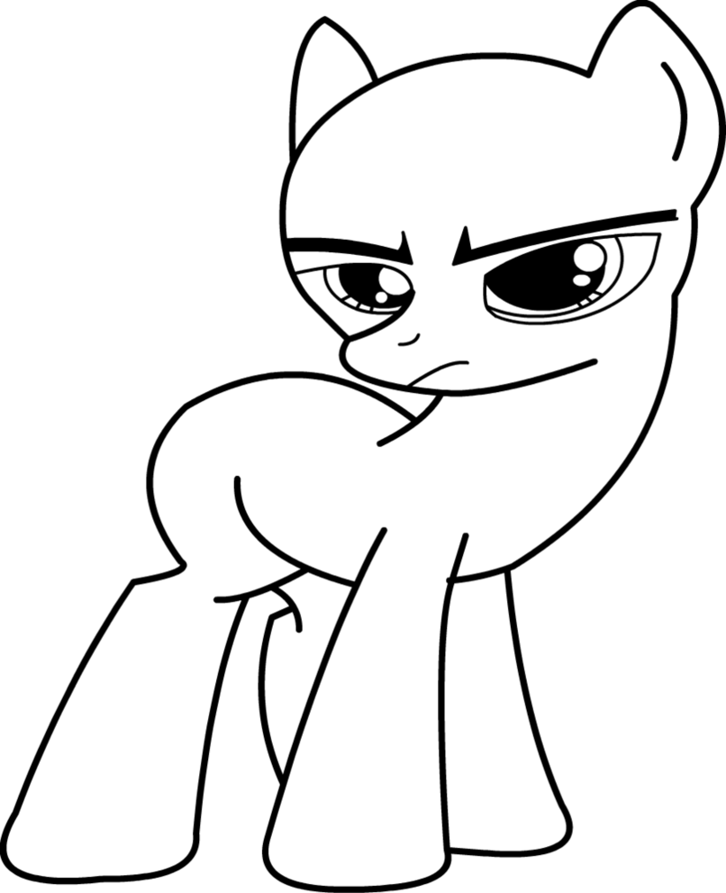 The Gallery For > Anime Girl Drawing Template Anime - Drawing (806x991)