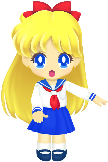Sailor Moon Drops - Minako Aino School Uniform (413x584)