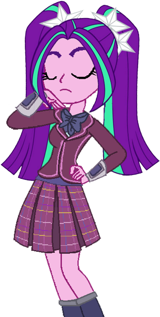 Aria Blaze, Artist - Aria Blaze Crystal Prep (369x666)