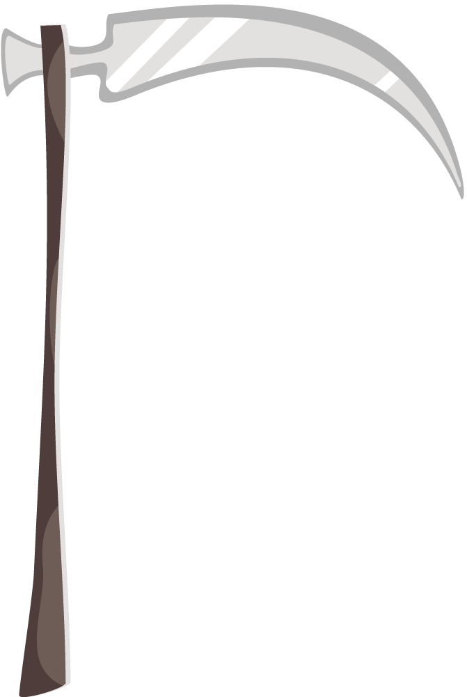 Scythe Death Computer Icons Clip Art - Melee Weapon (862x1000)