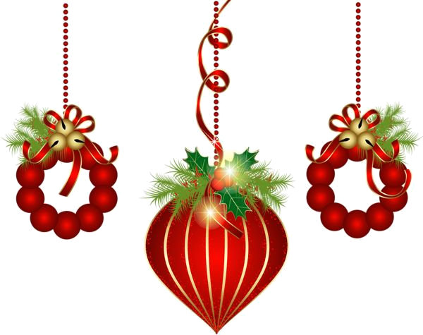 Boules ,noel ,png,tube - Christmas Decorations Clipart Transparent Background (600x475)