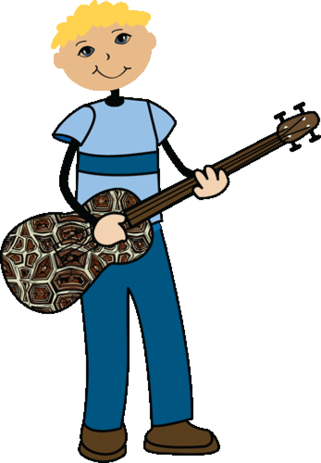 Free Guitar Player Clipart Image - Musicians Clip Art (640x922)