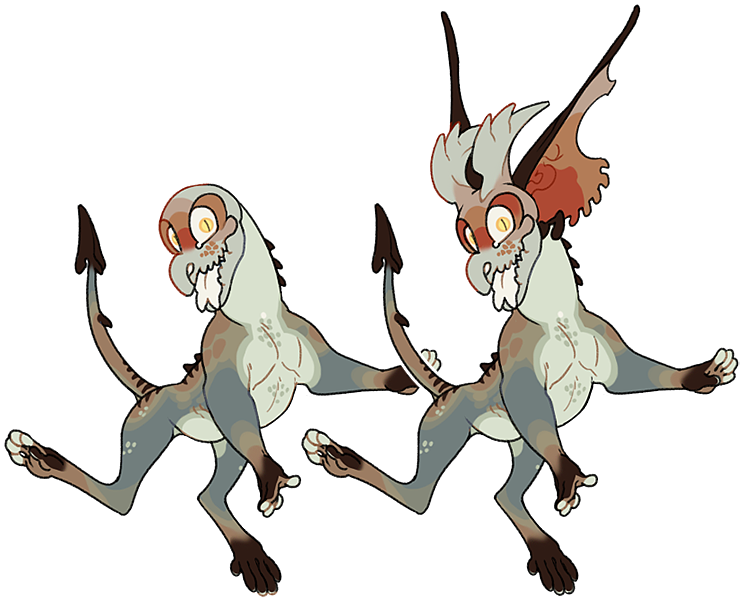 Dirty Stinky Lizard Ota By Varigo - Cartoon (825x644)