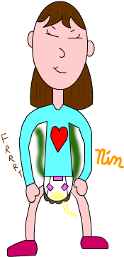 Stinky Anna Sketch - Cartoon (550x400)