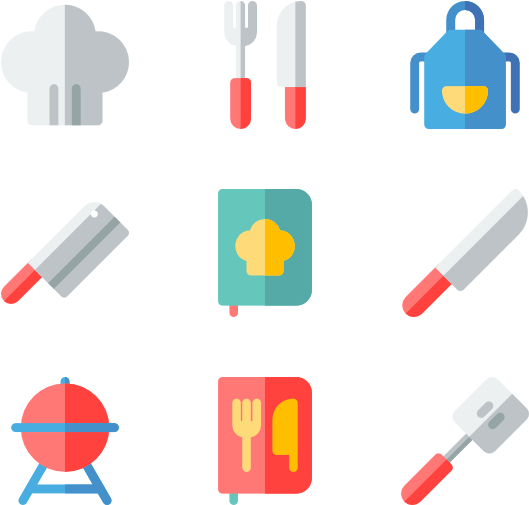 Kitchen - Kitchen Icons Vector Png (600x564)