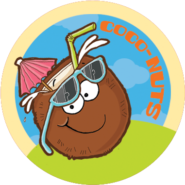 Stinky Scratch N Sniff Stickers Coconut - Sticker (446x446)