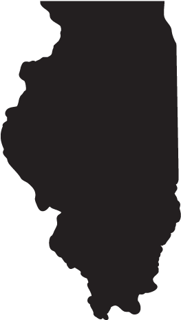 America Clip Art Totally Promotional - Illinois State Shape (480x480)
