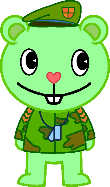 Flippy By Me - Happy Tree Friends Flippy (352x599)