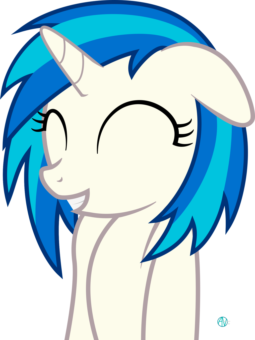 Happy Vinyl Scratch Vector By Arifproject Happy Vinyl - Cartoon (1024x1364)