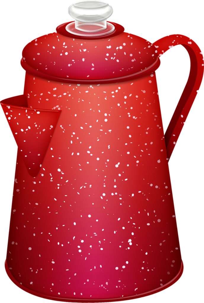 Cocinas - Camping Coffee Clipart (689x1024)