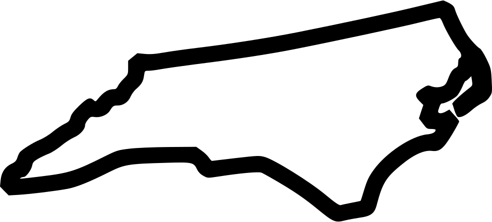 North Carolina Comments - North Carolina Outline Png (980x444)