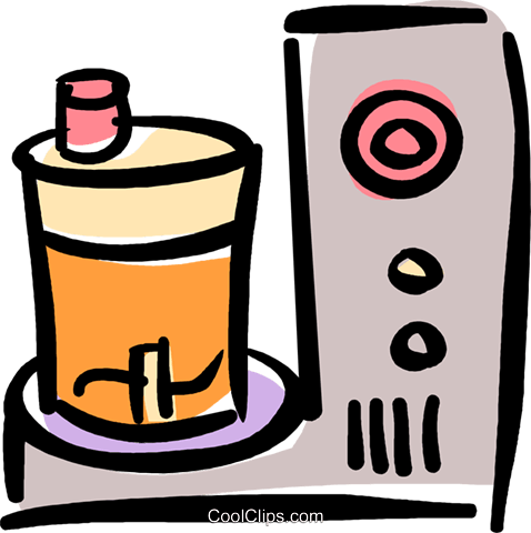 Food Processor Royalty Free Vector Clip Art Illustration - Food Processor Royalty Free Vector Clip Art Illustration (478x480)