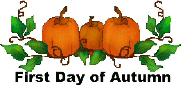 First Day Of Fall Clip Art - First Day Of Autumn Clipart (640x345)