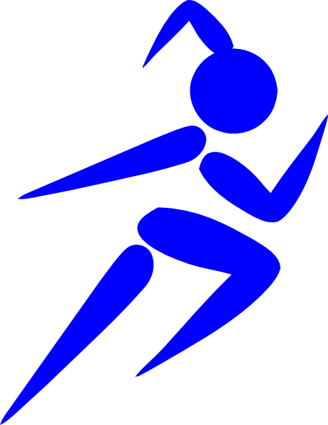 Girl Running Clip Art At Clker - Running Clip Art (462x599)