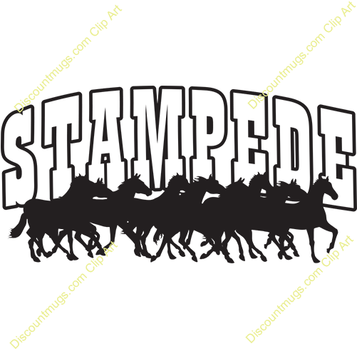 Stampede - Clipart - Stampede Clipart (500x500)