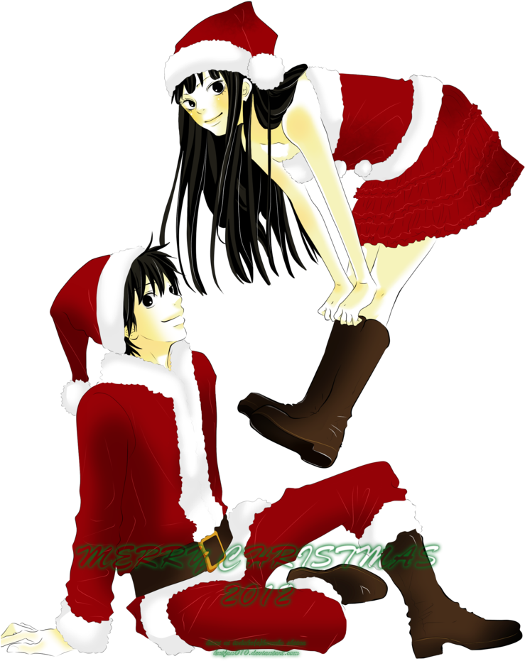Merry Christmas By Kntfan010 - Kimi Ni Todoke Kurumi (744x1074)