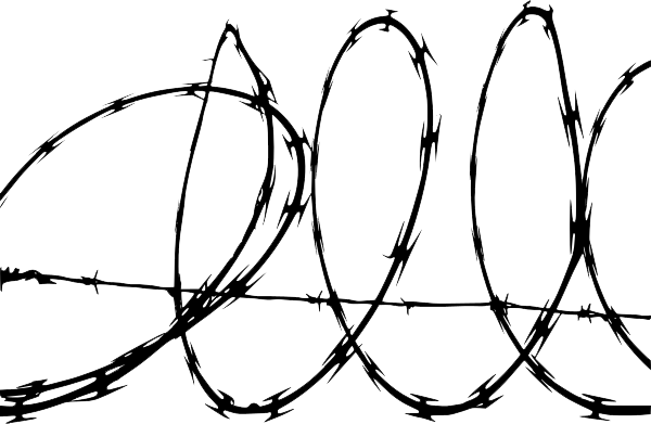 Wire Clipart Bob Pencil And In Color Wire Clipart Bob - Barbed Wire Clip Art (600x391)
