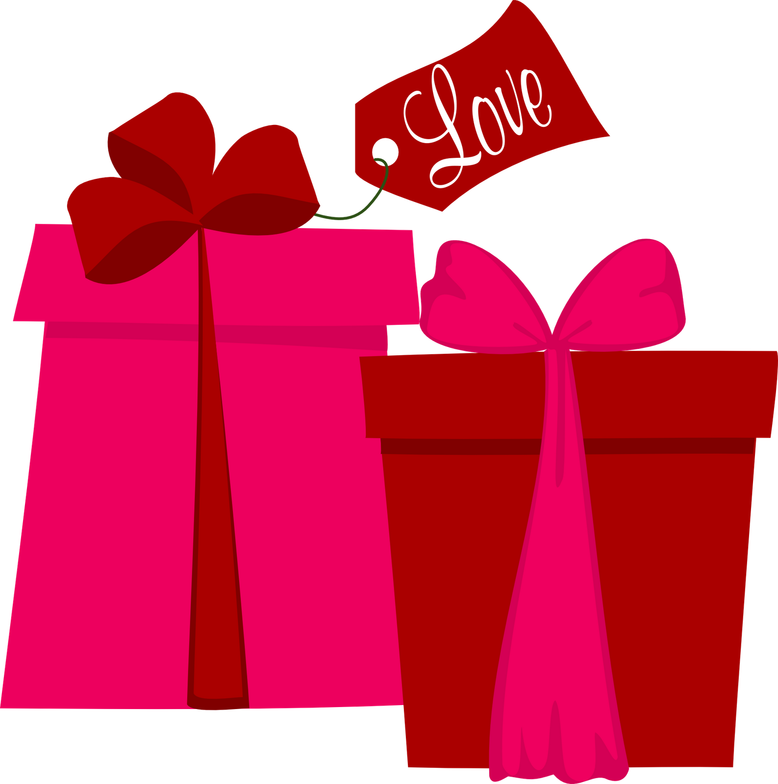 Clip Art Of Gift Pack - Clip Art (1587x1600)
