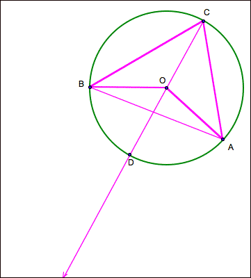 Same Triangle In The Picture Above And Look At The - Circle (361x400)